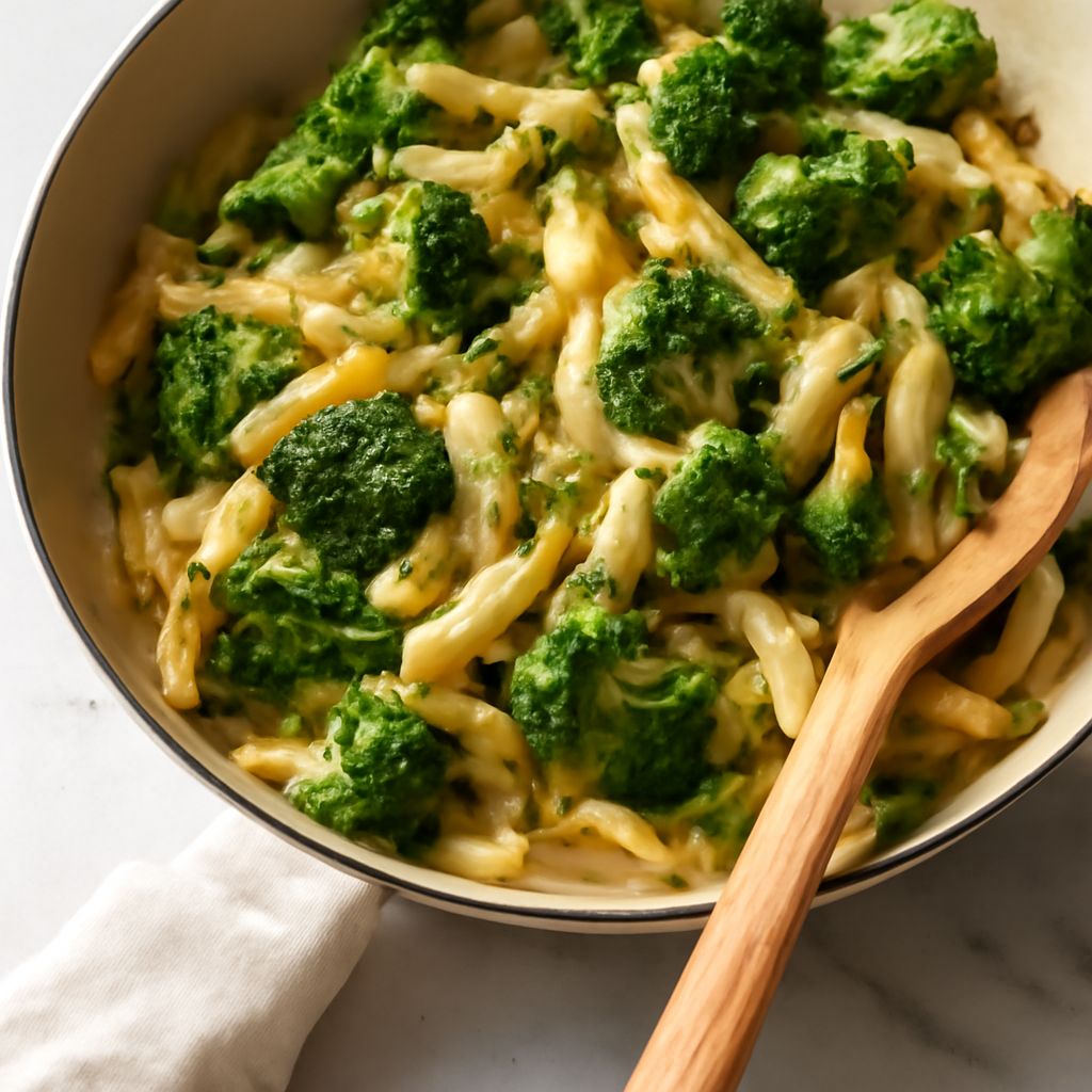 Cavatelli and broccoli recipe with delicious broccoli cavatelli presentation