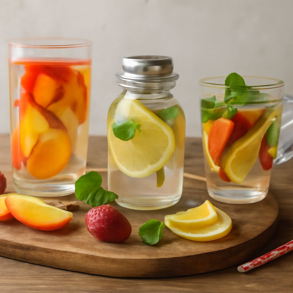 Refreshing fruit infused water and fruit water recipe