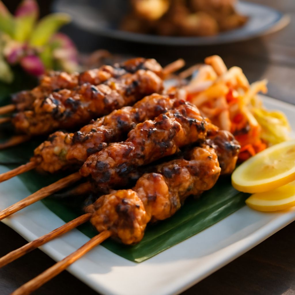A selection of popular Indonesian dishes and traditional Indonesian food