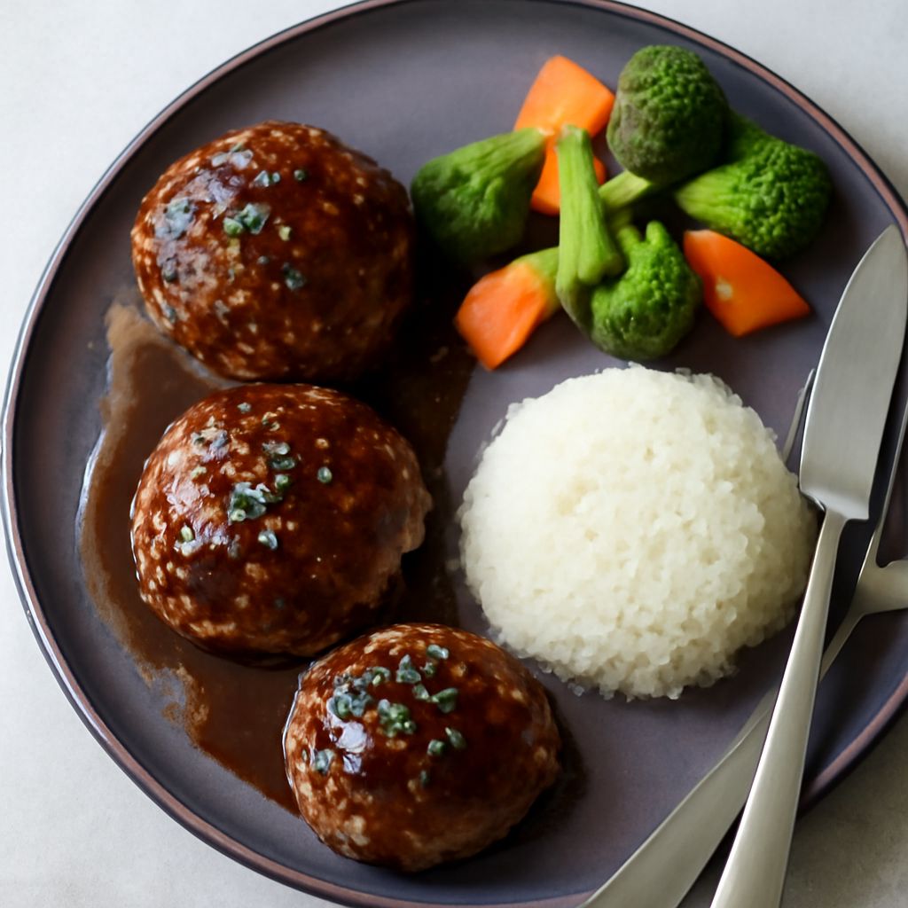 Japanese hamburger steak and hambagu recipe