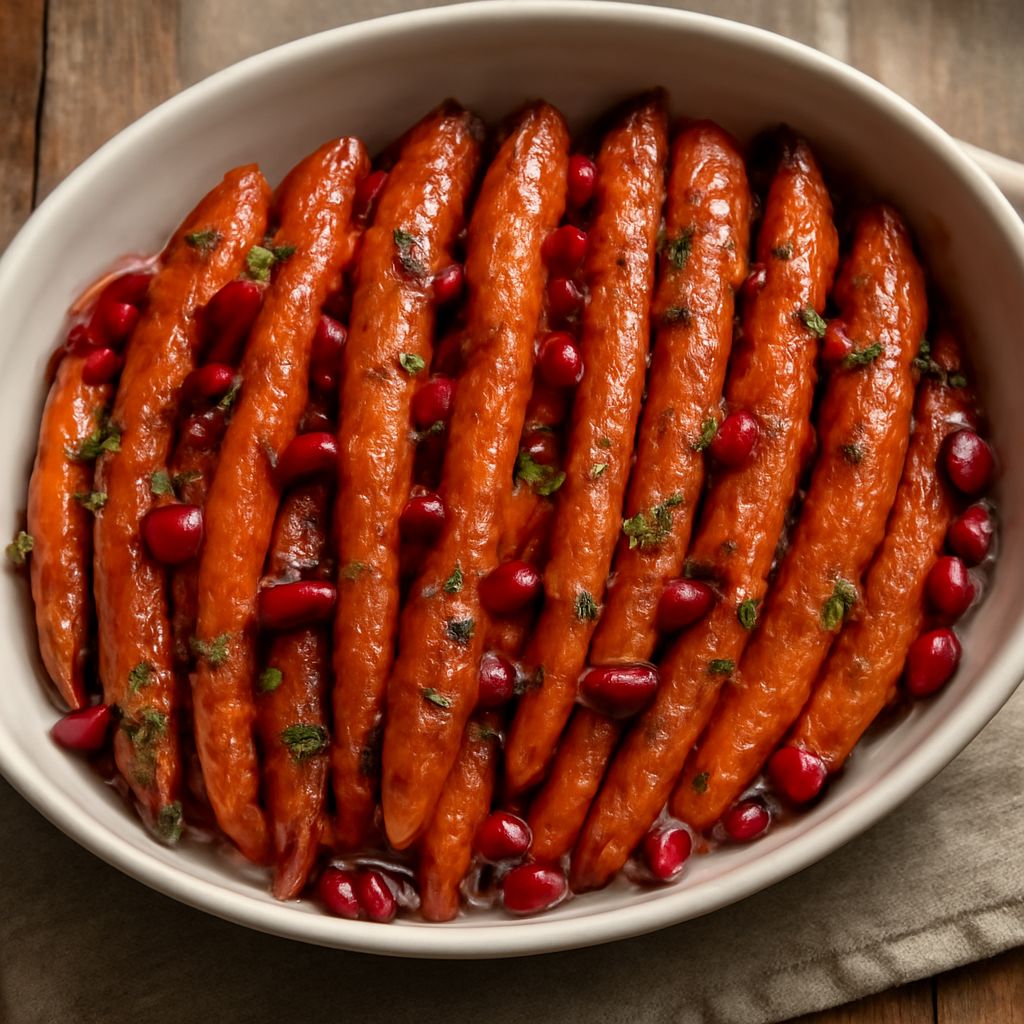 Delicious maple glazed carrots and maple syrup carrots