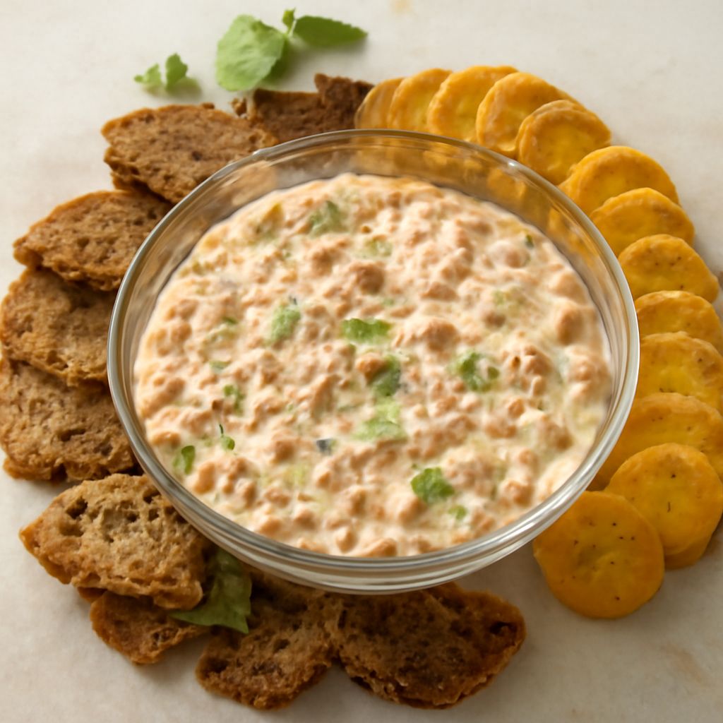 Delicious reuben dip and crockpot reuben dip ready to serve
