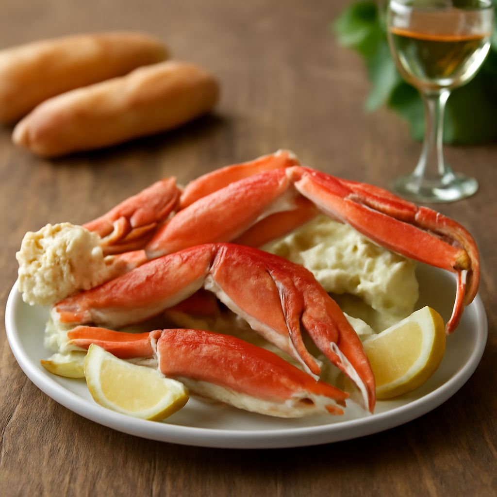Snow crab and fresh crab legs served globally