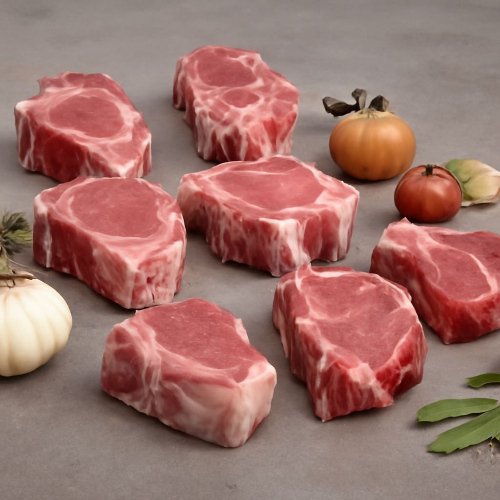 Goat meat and fresh goat meat dishes