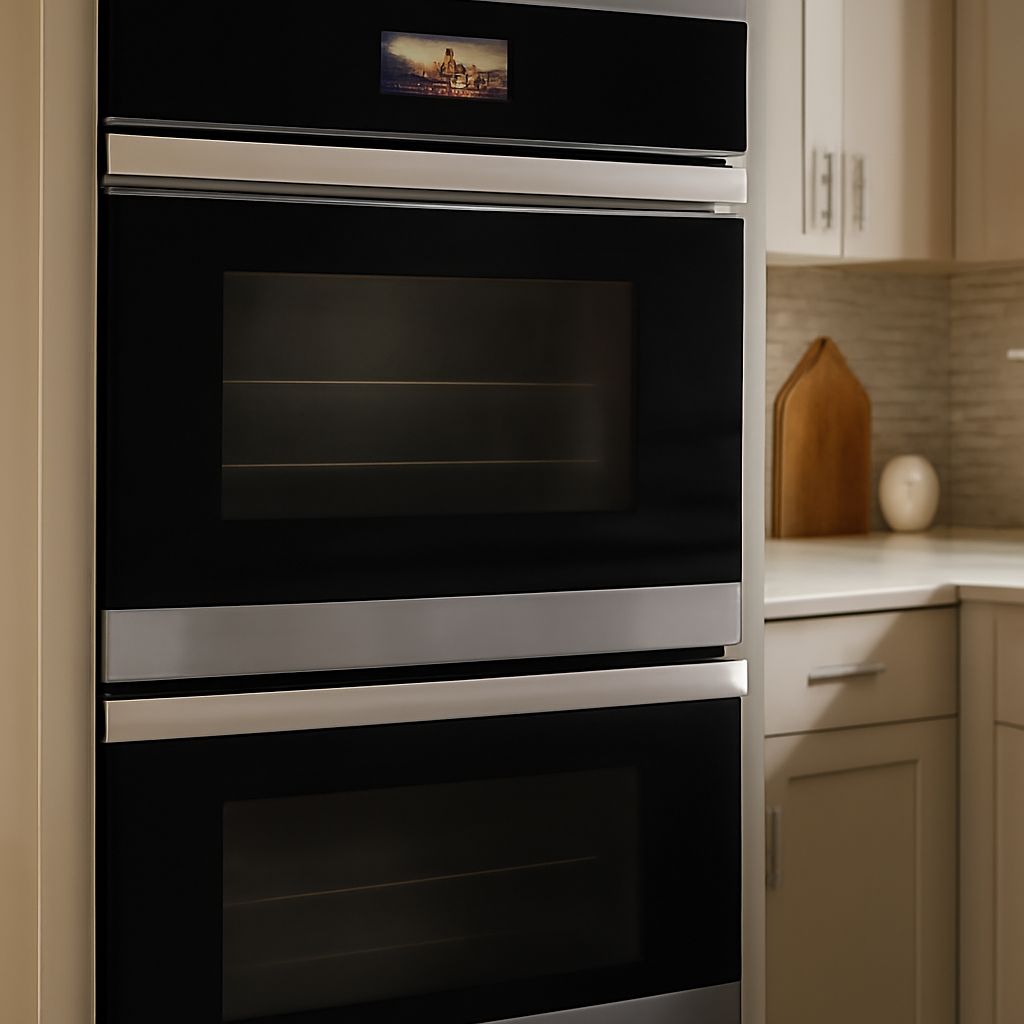 Wall oven and built in wall ovens in a French kitchen