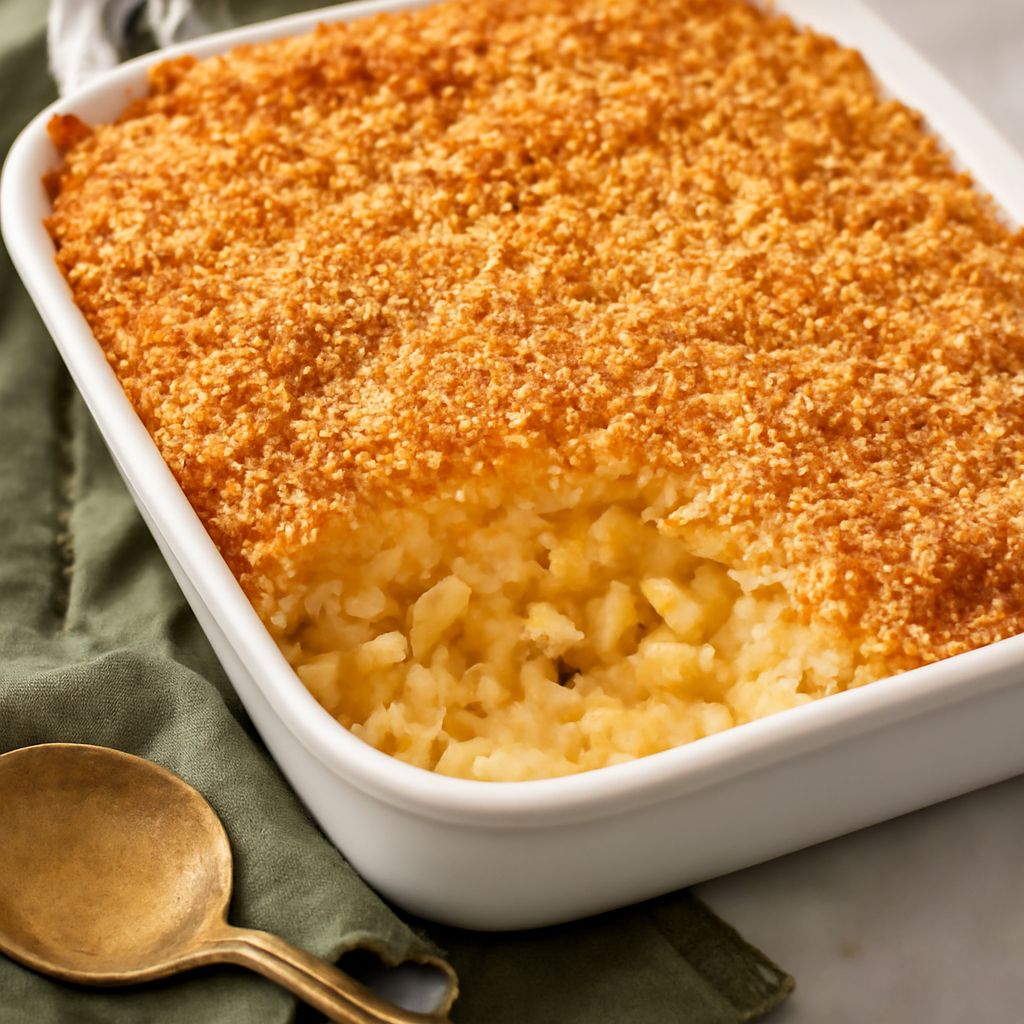 Baked mac and cheese recipe featuring creamy homemade mac and cheese